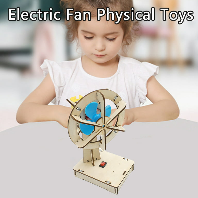 Diy Electric Fan Model Kit Jouets Éducatif Attirer l'attention Inspirer  l'intérêt Moteur électronique pour cadeau Projet d'école maternelle  Adolescents curieux Enfant