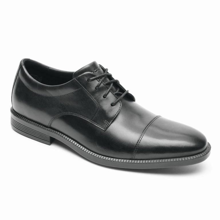 Rockport Dressports Shoes Mens Black Leather Oxford Size 8.5M Rockport Dressports Work Bike Slip On Men main image 2