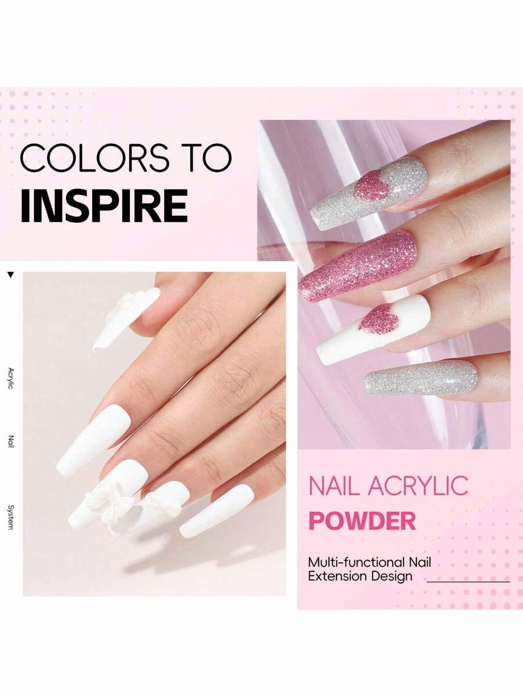 Acrylic Nail Kit for Beginners with Everything, Professional Nail Starter Kit with 20,000 RPM Nail Drill, UV Nail Lamp, 27PCS Acrylic Powder and Liquid Set