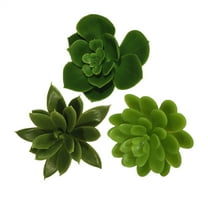Sensethe 3 Fake Succulent Twig Plants for Home Decor