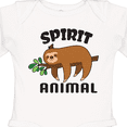 thumbnail image 4 of Inktastic My Spirit Animal is a Sloth with Sloth Illustration Boys or Girls Long Sleeve Baby Bodysuit, 4 of 5