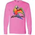 thumbnail image 3 of Inktastic Harlequin Macaw Parrot Long Sleeve T-Shirt, 3 of 5
