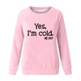 thumbnail image 4 of 50 % de Rabais Liquidation Chandail en Molleton Surdimensionné pour Femmes 2023 Mode Décontractée Manches Longues Col Rond Imprimé Chandail en Molleton Blouse, 4 of 4