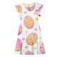 thumbnail image 3 of Vestido de Verano de Manga Corta Impresión de Verano de Niños Vestido de Manga Plisada de Doble Capa para 5-14 Años de Edad, Estiramiento Suave Cómodo Casual para las Vacaciones Escolares, 3 of 7