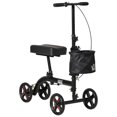 thumbnail image 1 of HOMCOM Trottinette Médicale Orientable pour Genou avec Sac de Rangement pour Marchepieds, 1 of 9