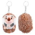 thumbnail image 2 of Hedgehog Keychain Plush Animal Pendant Keychain Lovely Keyring Key Holder Adorable Charm Ornament, 2 of 8