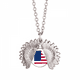 thumbnail image 1 of Missouri USA mapa bandera de barras y estrellas forma Collar de girasol collar collar collar colgante, 1 of 3