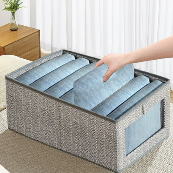 Clothes Storage Box Drawer Type Storage Box Classification Window Storage Box Bedroom Pants Clothes Storage Artifact Clothes Pants Storage Box