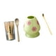 thumbnail image 5 of Juego de 4 batidores de matcha con soporte de cerámica, cucharilla y pala para preparar matcha., 5 of 9