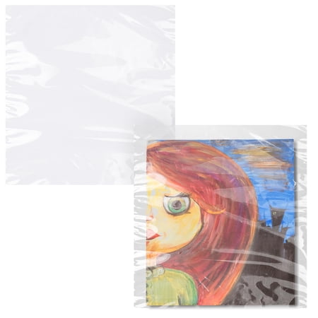 Open Top Poly Mailers, 500 count, 20 x 20 in, Clear, 2 mil, Waterproof Packaging