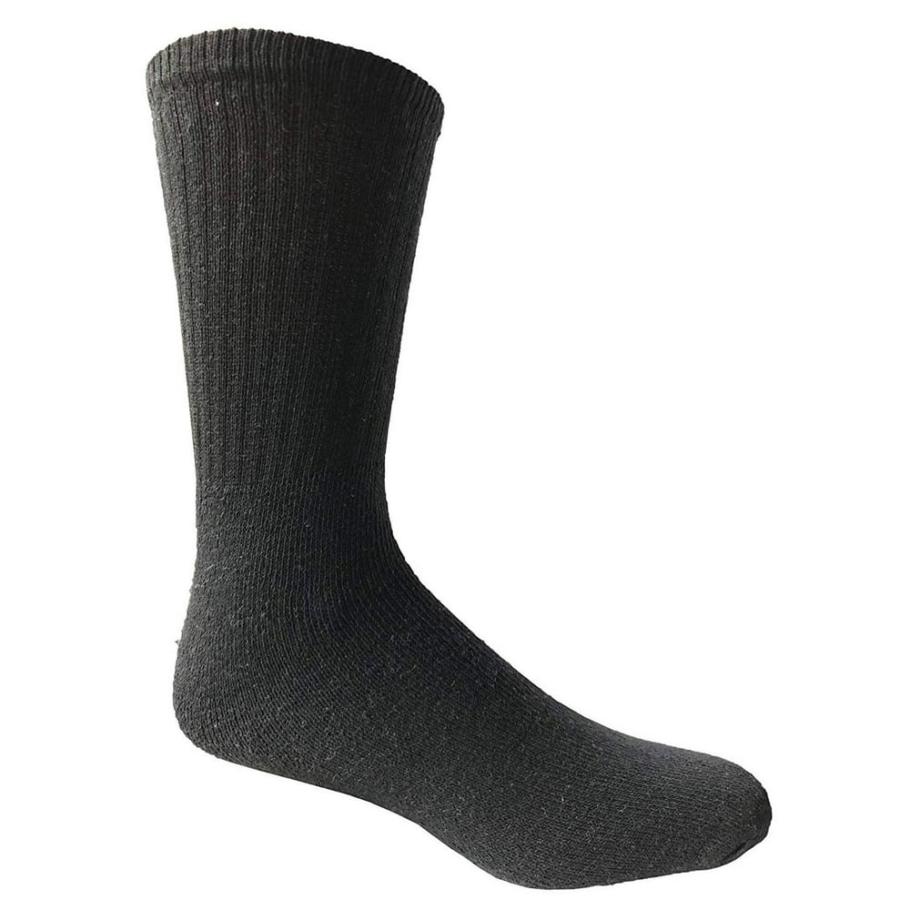 All Time Trading Men's Wholesale King Size Cotton Crew Socks Plus