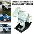 thumbnail image 2 of Hood Release Handle Lever 51237149591 For BMW Mini Cooper Countryman Paceman, 2 of 8