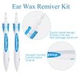thumbnail image 3 of 2pcs Earwax Cleaner, Earwax Remover Tool Kit, Earwax Remover, Soft Silicone Spiral Earwax Remover Tool With 16 Replacement Heads, Boxed For Children And Adults, 3 of 7