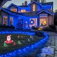 thumbnail image 2 of Cadena de luces solares JMEXSUSS 400 LED, 46 m, 8 modos, azul, 2 of 9