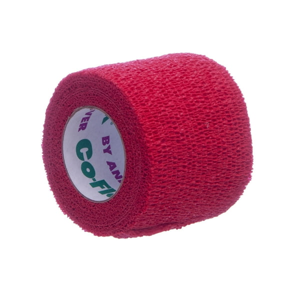 CoFlex Flexible Cohesive Bandage 2" x 5yd Red