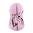 thumbnail image 2 of Pack of 12 Durag Headwrap Headscarf Bandana Doo Rag Long Tail (Pink), 2 of 2