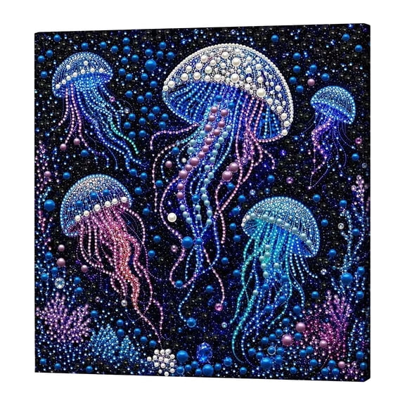 Diamond Painting Kit, DIY Crystal Rhinestone Art Canvas Full Drill Craft Complete Mosaic Embroidery Set, for Home Wall Decor Holiday Gifts Stress Relief Craft Lovers