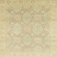 thumbnail image 1 of Ahgly Company Indoor Square Abstract Brown Gold Oriental Area Rugs, 7' Square, 1 of 6