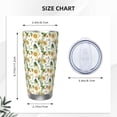thumbnail image 4 of KLL Bright Sunflowers Print 40oz Stainless Steel Insulated Car Cup with Spillproof Lid - Keep Your Drink Hot or Cold on the Go-Straw Two-piece Set, 4 of 8
