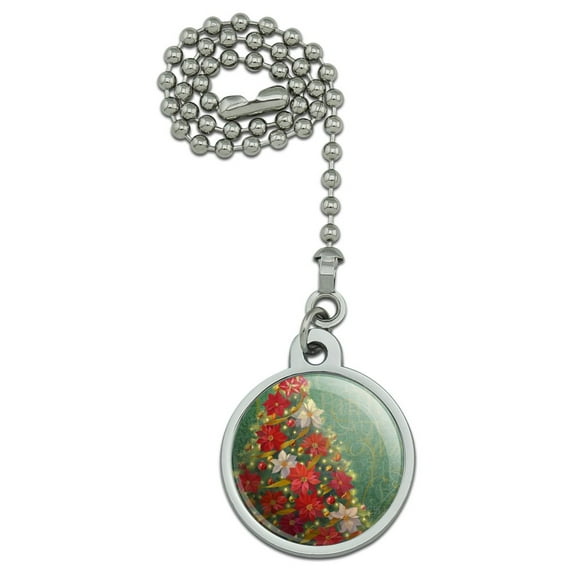 Christmas Holiday Tree Giving Faith Family Ceiling Fan and Light Pull Chain