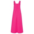 thumbnail image 5 of Ticikt Girls Overalls Kids Casual Sleeveless Wide Leg Jumpsuit Loose Rompers with Pockets, 5 of 5