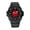 Red & Black, variant on by Aqua Force Men's 47mm Quartz Wristwatch, Black with Red Face