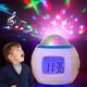thumbnail image 1 of LED Musical Star Projection Alarm Clock with Calendar Thermometer, Snooze Function and Alarm Clock, Birthday Gift, Digital Alarm Clock for Girls and B, 1 of 5