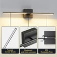 thumbnail image 3 of EIDSHINE Rotatable LED Bar Vanity Lights for Bathroom Mirror 10W 3000K Warm White 550 Lumens, 3 of 7