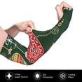 thumbnail image 3 of Fotbe Christmas UV Sun Protection Arm Sleeves - Tattoo Cover Up - Basketball Arm Sleeve UPF 50 Cooling for Men Women, 3 of 8