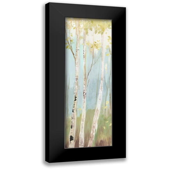 Pearce, Allison 7x14 Black Modern Framed Museum Art Print Titled - Golden Birch I