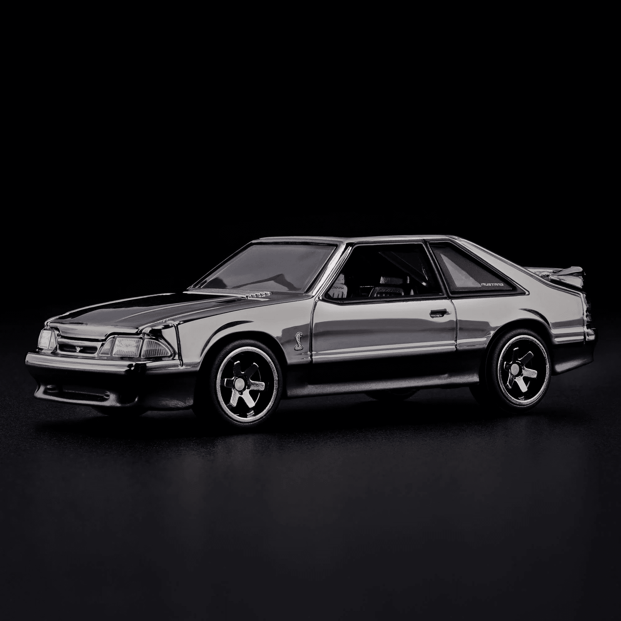 Hot Wheels 1993 Ford Mustang Cobra R RLC Collectors Exclusive - Chrome