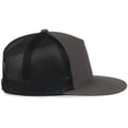 thumbnail image 3 of Outdoor Cap OC510HP Rounded Flat Visor-Charcoal/Black, 3 of 8