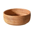 thumbnail image 2 of Cesta de ratán, cesta de almacenamiento, cesta para servir alimentos, bandeja decorativa para servir Grande, 2 of 9