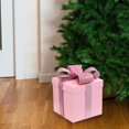 thumbnail image 6 of balikha Gift Box 7.87x7.87x7.87inch Party Favor Decorative Gifts Wrap with Ribbon Square Packaging Box for New Year Party Graduation Pink, 6 of 9