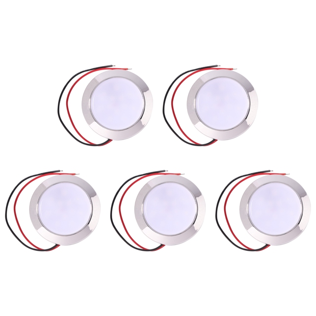 Lámpara Lectura Cúpula Automática 12V 200LM 24 SMT Panel LED Techo RV (luz) Blanca