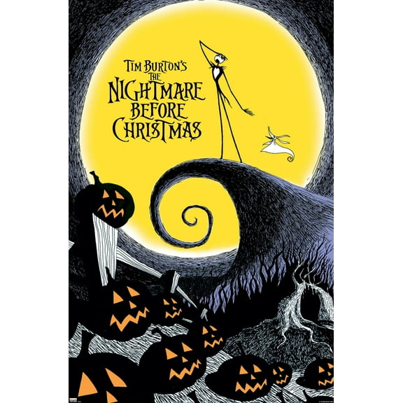 24X36 Disney Tim Burton's The Nightmare Before Christmas Wall Poster, 24" x 36"
