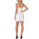 thumbnail image 3 of Vestido Halter INSPIRE CHIC para mujeres, vestido de fiesta sin mangas, brillante, espalda descubierta, bodycon, mini, blanco L, 3 of 6