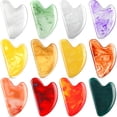 thumbnail image 1 of Gua Sha Facial Tools de masaje en forma de corazón de resina Sherr, 12 unidades, 1 of 6