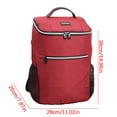 thumbnail image 2 of Ganfancp Mochila Vino Rojo Bolsa Aislamiento Picnic Exterior Mochila Tela Mano Bolsa Hielo Ofertas Del Día Liquidación 1X Bolsa Aislante, 2 of 2