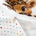 thumbnail image 4 of jejeloiu Highland Cow Leopard Print Twin Bedding Kids,Cute Farm Print Duvet Cover Set,Reversible,2-Piece(No Comforter), 4 of 6