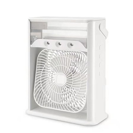 

Famure Portable Air Conditioner - Mini Air Cooler - Battery Powered Humidifier 3 Wind Speeds USB Charging Small Evaporative Air Cooler for Home Outdoor Car Dorm Tent