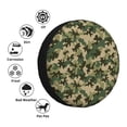 thumbnail image 4 of Yiaed Camouflag Print Tire Wheel Cover, Waterproof Spare Tire Cover Fit for Jeep, Truck,Trailer, RV, SUV, Camper and Most Vehicle-14 inch, 4 of 6