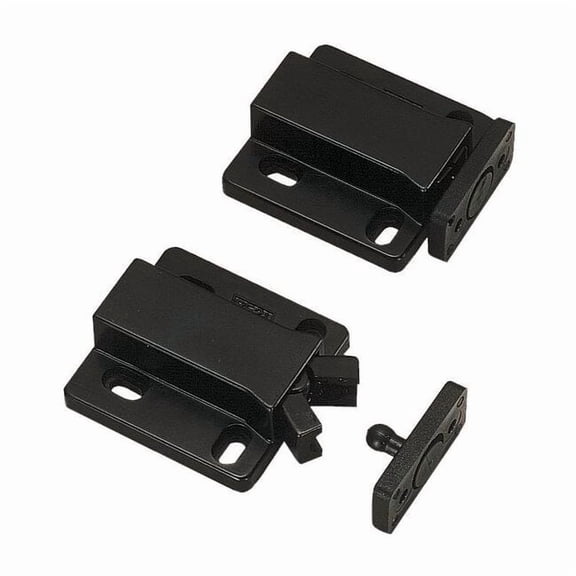 Lamp Grab Catch, Push-to-Open, Spring, 6.6 lb. MC-28/BLK