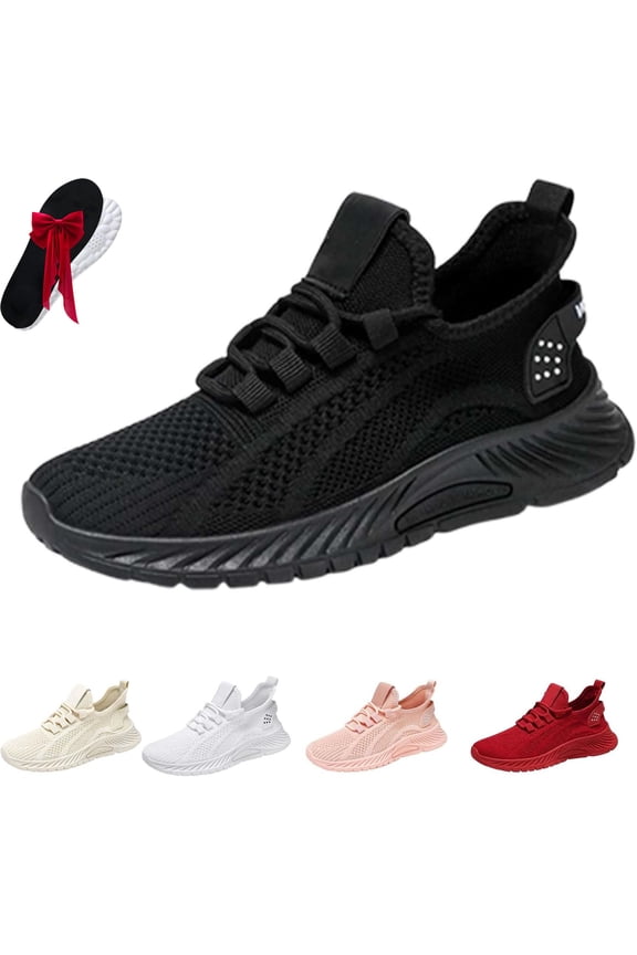Aerion Shoes for Women , Womens Armadillo Sneakers, Hands Free and Supportive Walking Shoes, Lightweight Casual Sports Shoes, Non-Slip Fly Woven Aerion Breathable Mesh Sneakers
