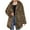 Green, variant on LYXSSBYX Winter Coats for Women Trendy Womens Ladies Warm Faux Furry Long Coat Jacket Winter Solid Turn Down Collar Outerwear