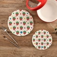 thumbnail image 2 of Strawberry 2 Pack Pot Holders Trivets, Heat Resistant Hot Pads for Kitchen Table Decoration Trivets for Hot Dishes/Pot/Bowl/Teapot/Hot Pot Holders, 7" + 9.45", 2 of 7