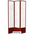 thumbnail image 6 of Oriental Furniture 7 ft. Tall Cherry Blossom Shoji Screen - Rosewood - 3 Panel, 6 of 6