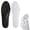 Black, variant on Insoles for Men Women, Insoles for Standing all Day, 2 Pairs Memory Foam Orthopedic 4D Cloud Technology Insole