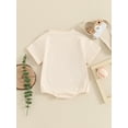 thumbnail image 6 of Suealasg Baby Girls Boys Baseball Romper Short Sleeve Round Neck Letter Embroidery Jumpsuit Newborn Summer Clothes for Boys Girls, 6 of 9