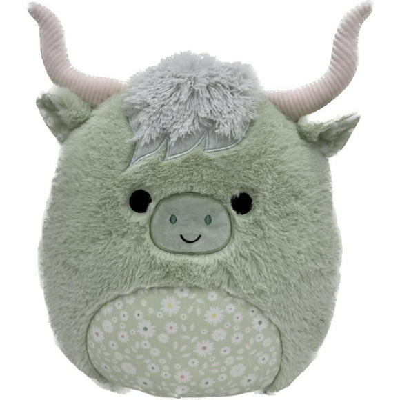 Squishmallows Easter 12" - Iver the Mint Highland Cow - Fuzz-a-mallows